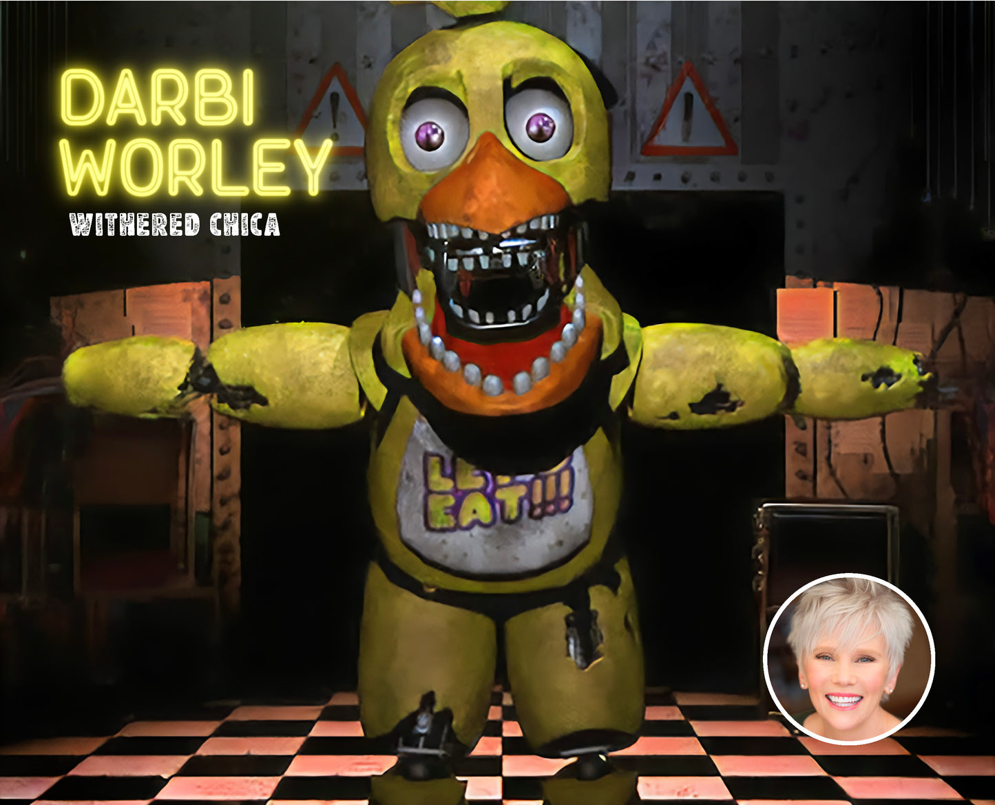 Signed Withered Chica Photographs